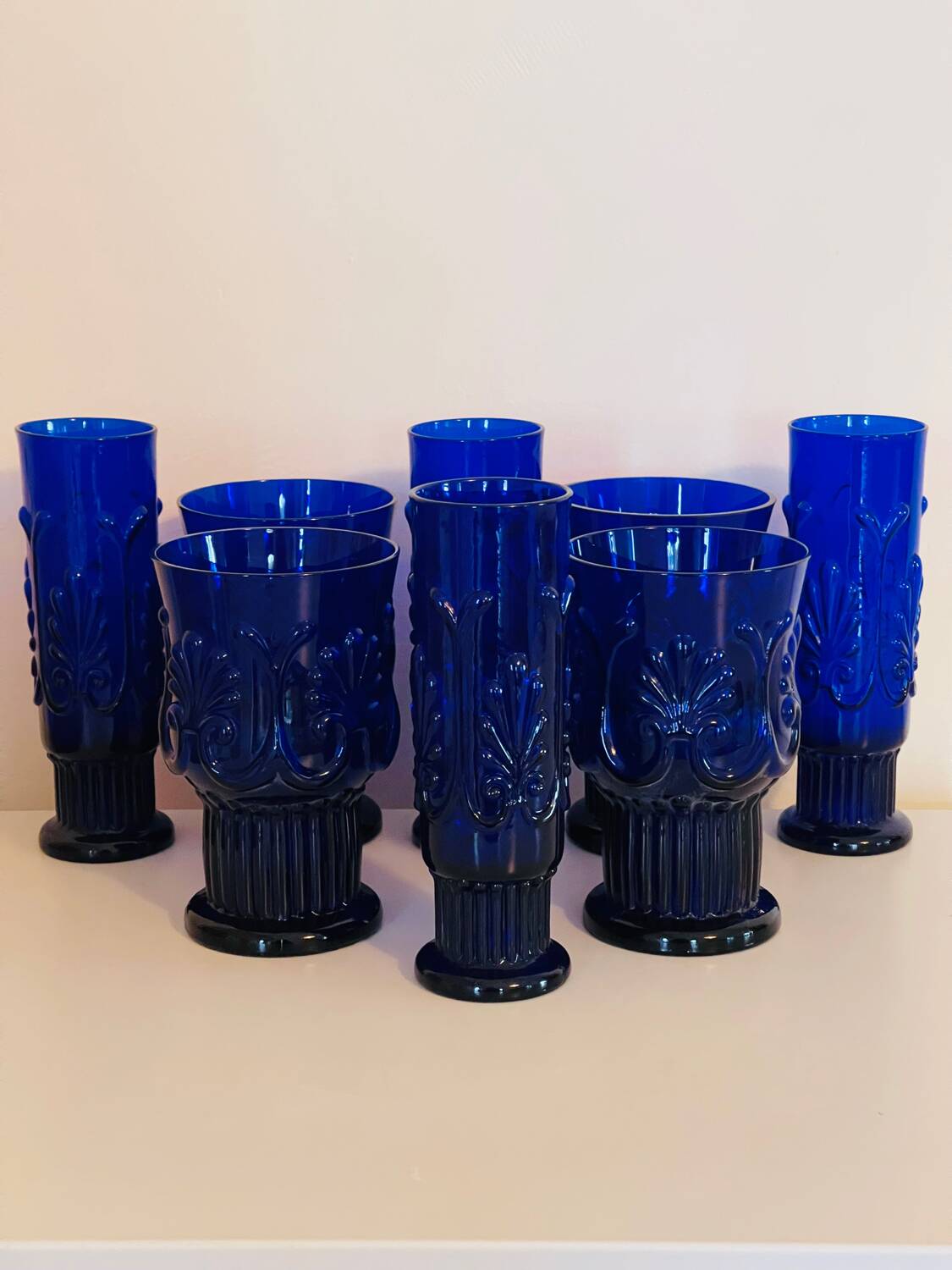 Pilgrim Cobalt Blue Glasses