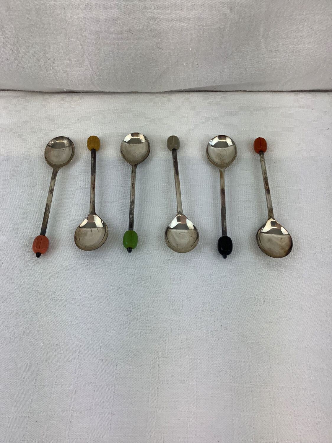 Coffret 6 cuillères à moka fabrique anglaise