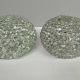 Lot of 2 glass lamps