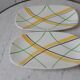 Duo of raviers Gien model Sarabande 50-60s