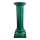 Green glazed ceramic column
