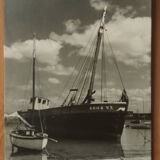 Photo of a boat in Roscoff, 1950s