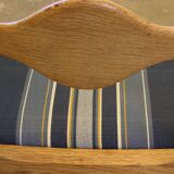 Chaises de salle à manger en chêne brutaliste danois des années 1960 dans le style de Kjærnulf