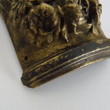 Pair of pharmacy storefront, doctor, caduceus bronze medicine. Early twentieth century