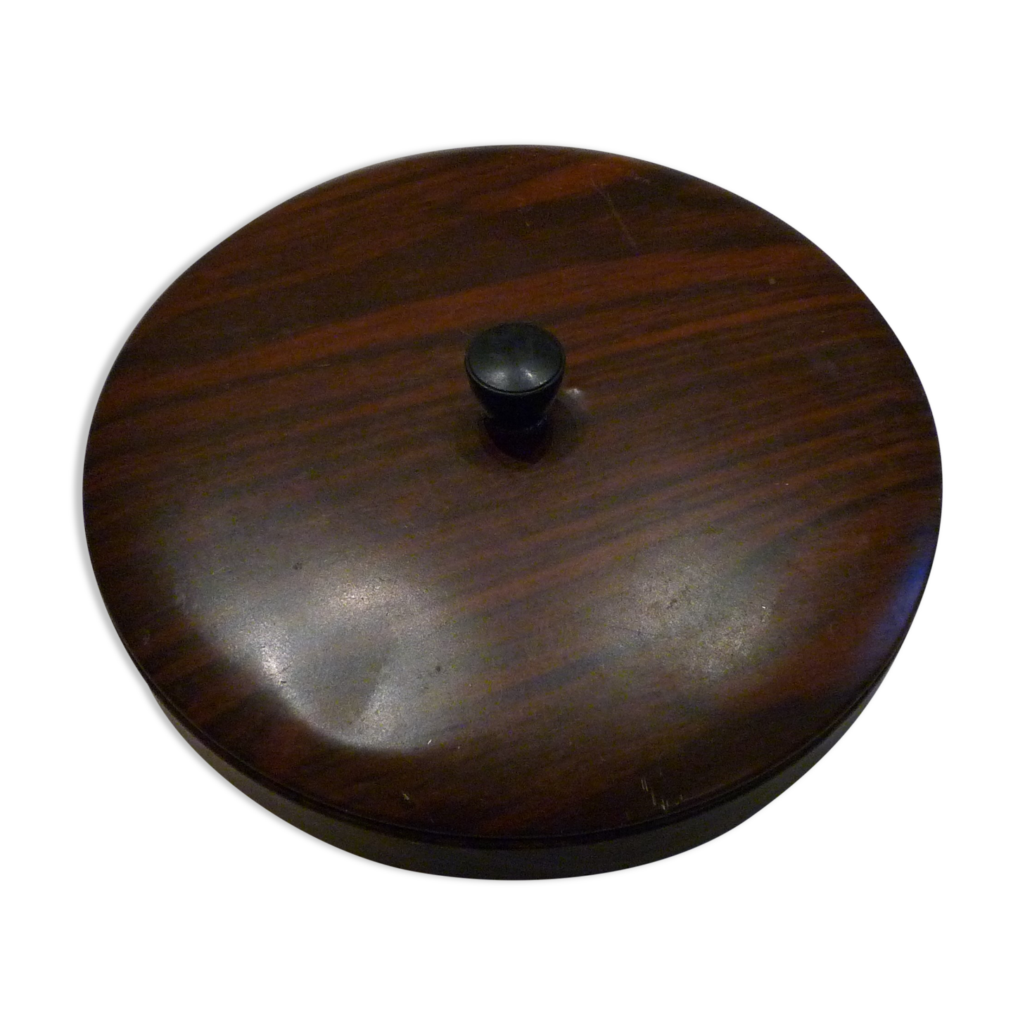 Metal candy maker imitation wood, vintage 60s