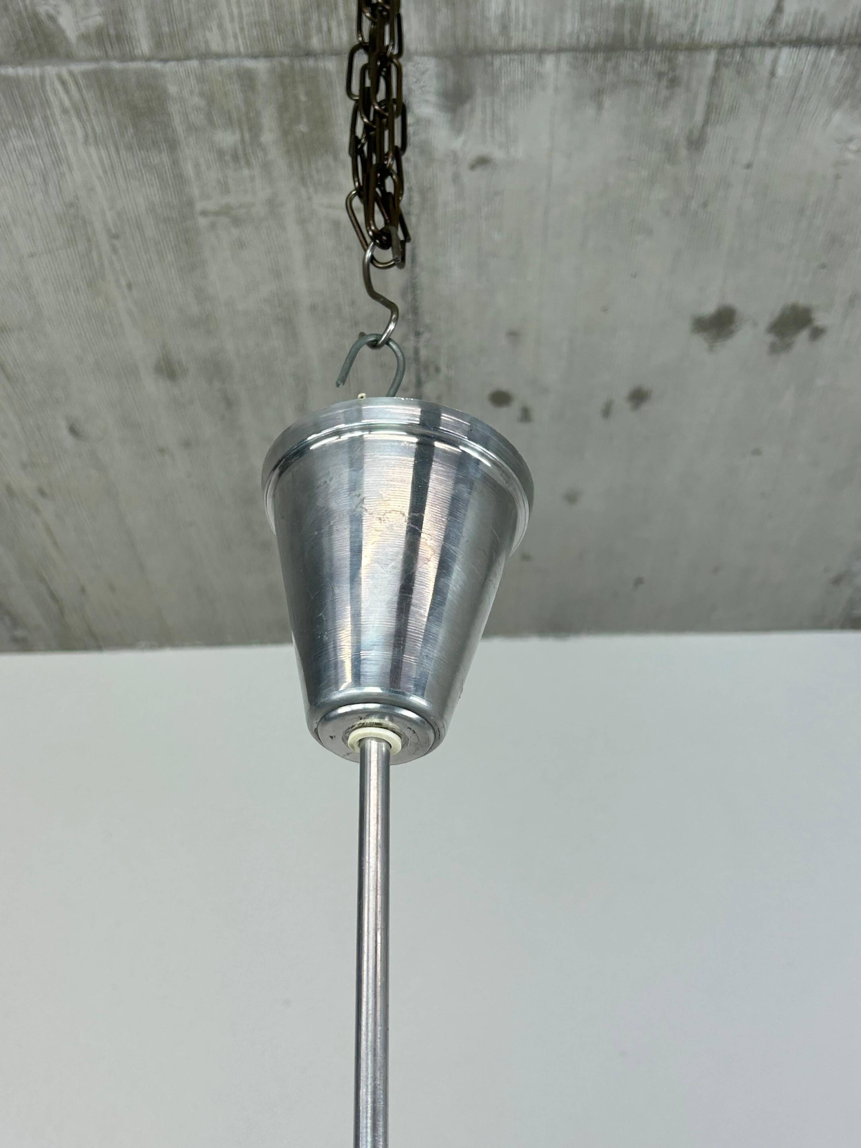 White modernist pendant lamp