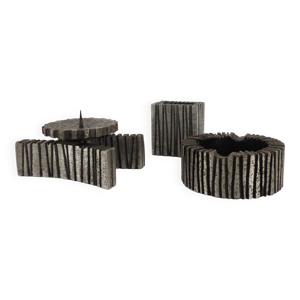 Nécessaire de fumeur - brutaliste 1960