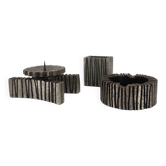 Brutalist smoking kit and candle holder Willy Ceysens 1960