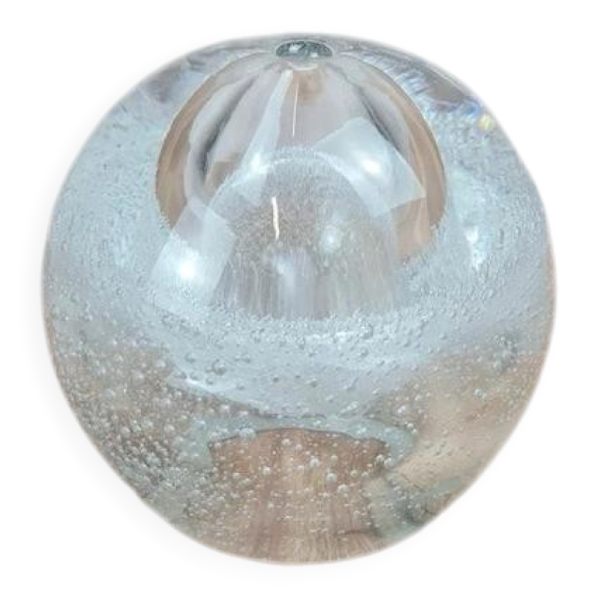 Bubble glass soliflore – Murano style