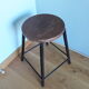 Metal and wood workshop stool industrial style