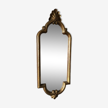 Old gilded wood mirror