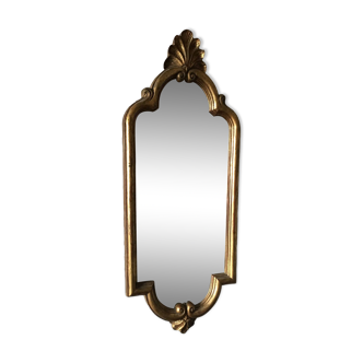 Miroir ancien bois doré