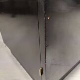 Modernist art deco black lacquered buffet