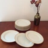 Old dessert plates, mignardises, Limoges porcelain