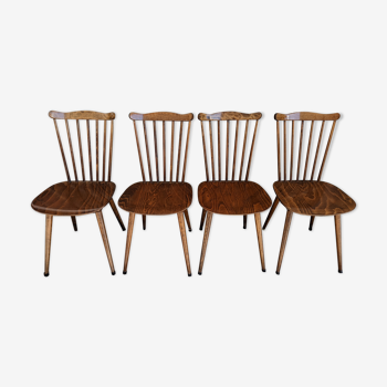 Set of 4 Baumann chairs "Minuet"