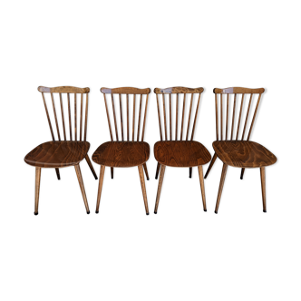 Set of 4 Baumann chairs "Minuet"