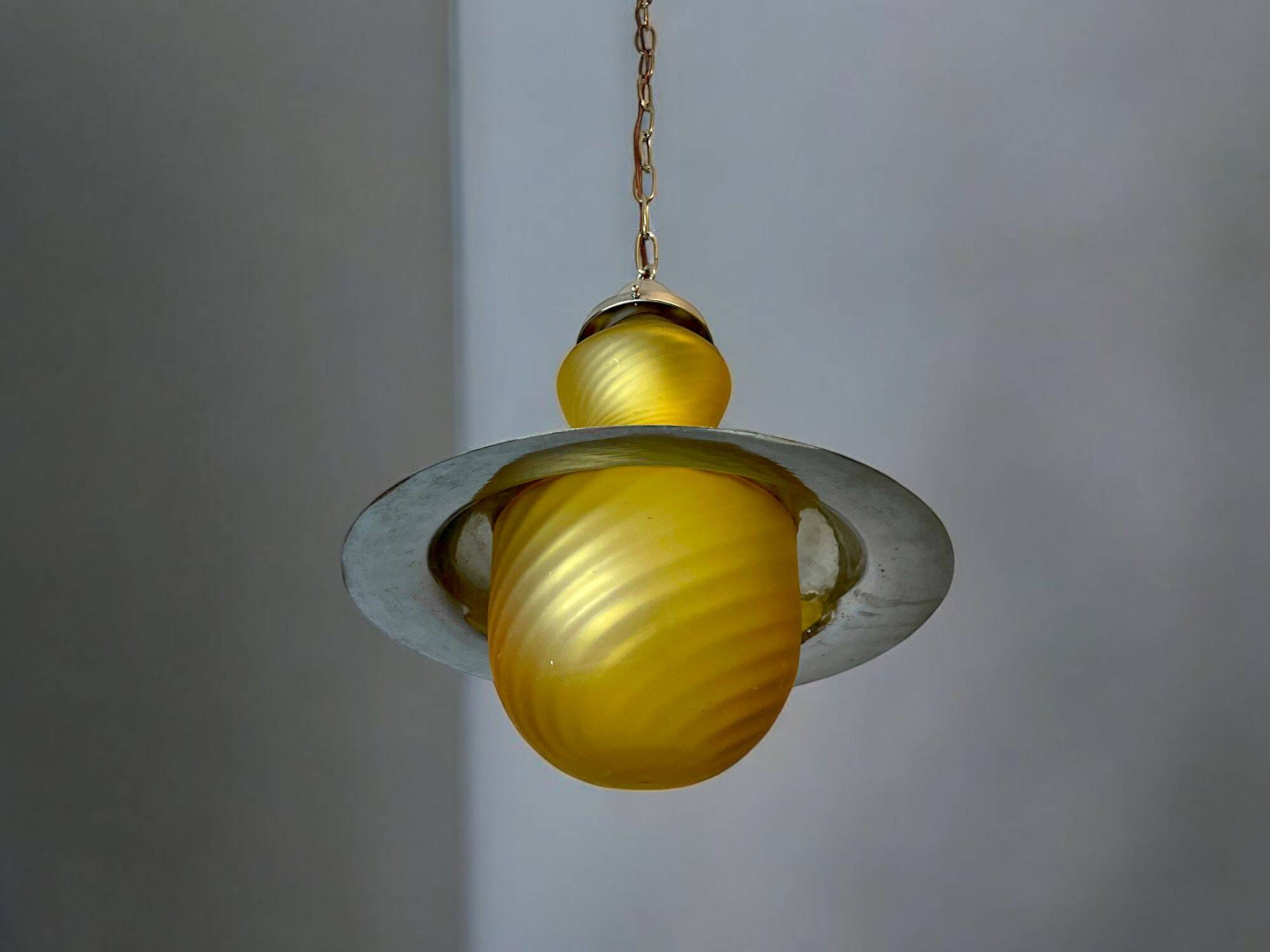 Large Space Age modern chandelier