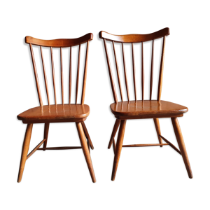 Paire de chaises bistrot - 1960