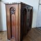 Storage cabinet with mahogany warheads