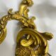 Bronze wall lamp rockery style