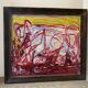 Russian abstract painting from 1990