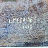 Tableau contemporain signé Serge Megaides