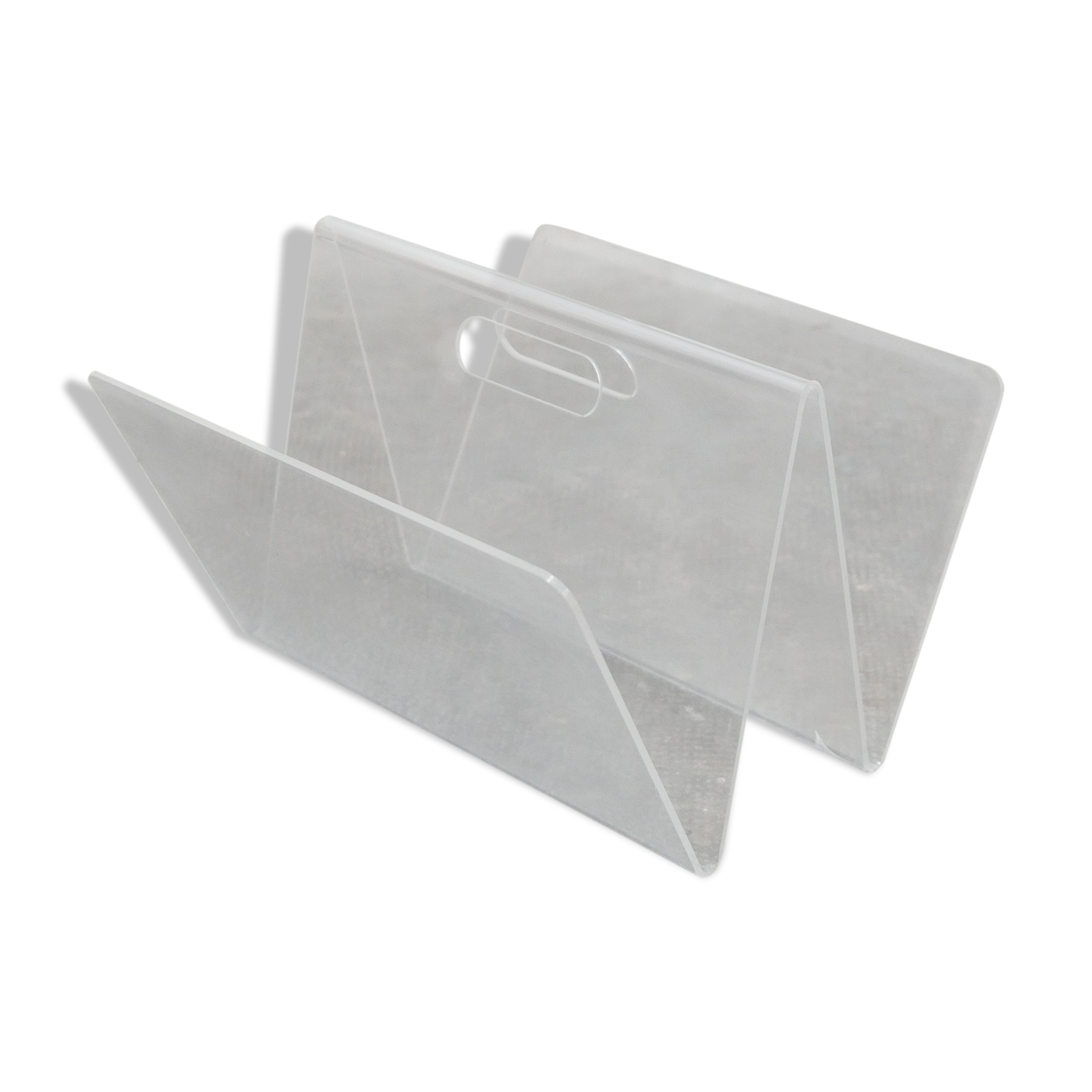 Vintage Plexiglas magazine holder