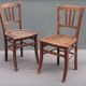 Pair of bistro chairs from 1900