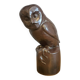 Glazed stoneware owl signed Drillon – Puisaye, 1950s