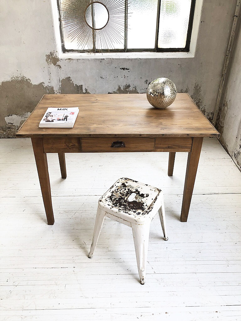 Pine and oak farm table