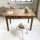 Table de ferme en pin et chêne