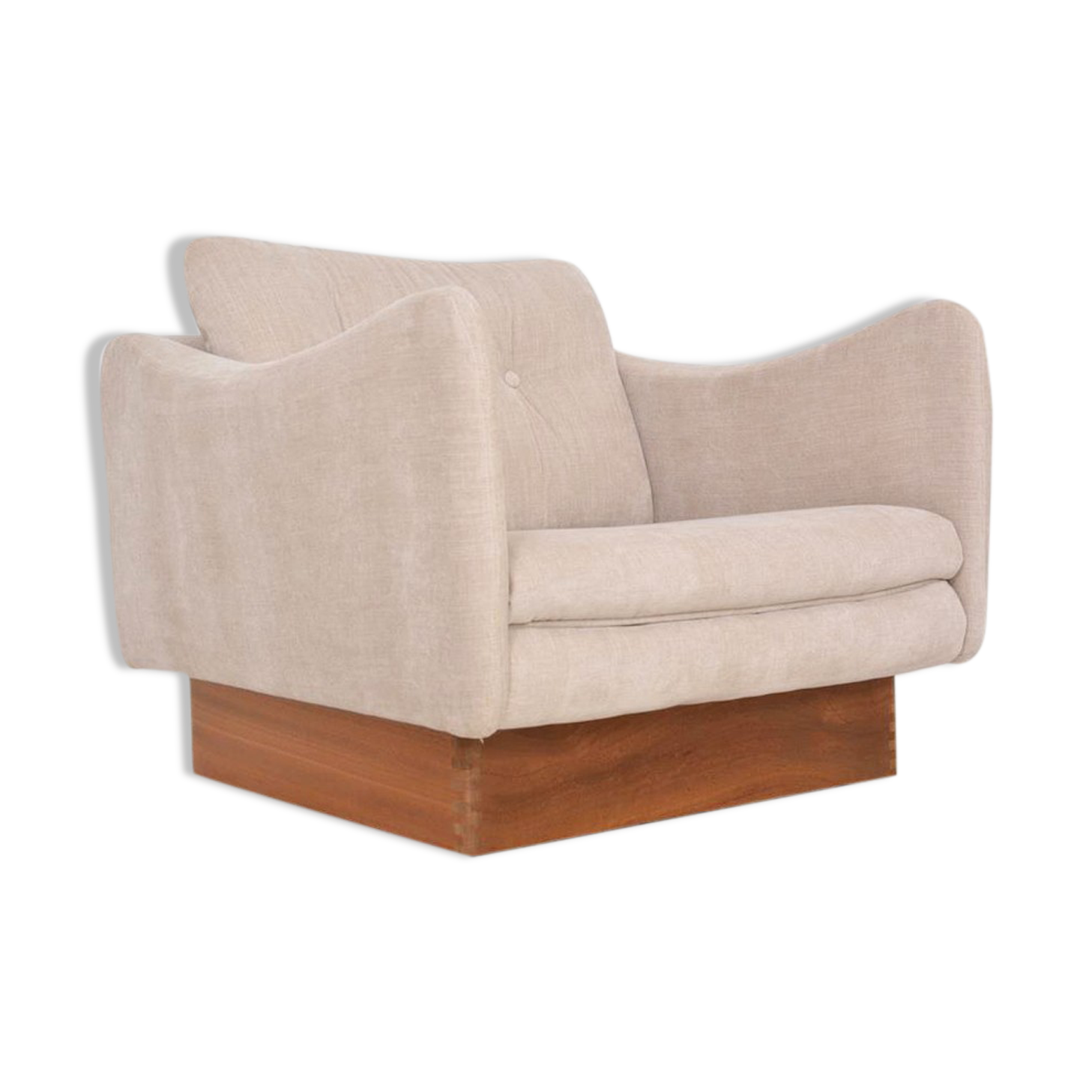 Armchair "Dachshund" by Michel Mortier, Steiner edition 60s