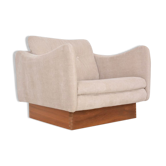 Armchair "Dachshund" by Michel Mortier, Steiner edition 60s