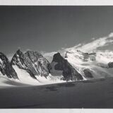 Barre des Écrins photograph, vintage silver print, 40 x 25 cm