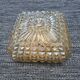 Square glass ceiling light: vintage