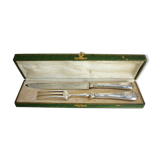 Service, covered to cut, leg christofle old model louis xv around 1900