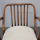 1960s Antonin Suman Set of Six Beech Dining Chairs, Restored