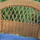 5-piece rattan salon 70/80 year jungle fabric