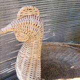 wicker rush basket