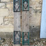 Pair of foldable benches guinguette