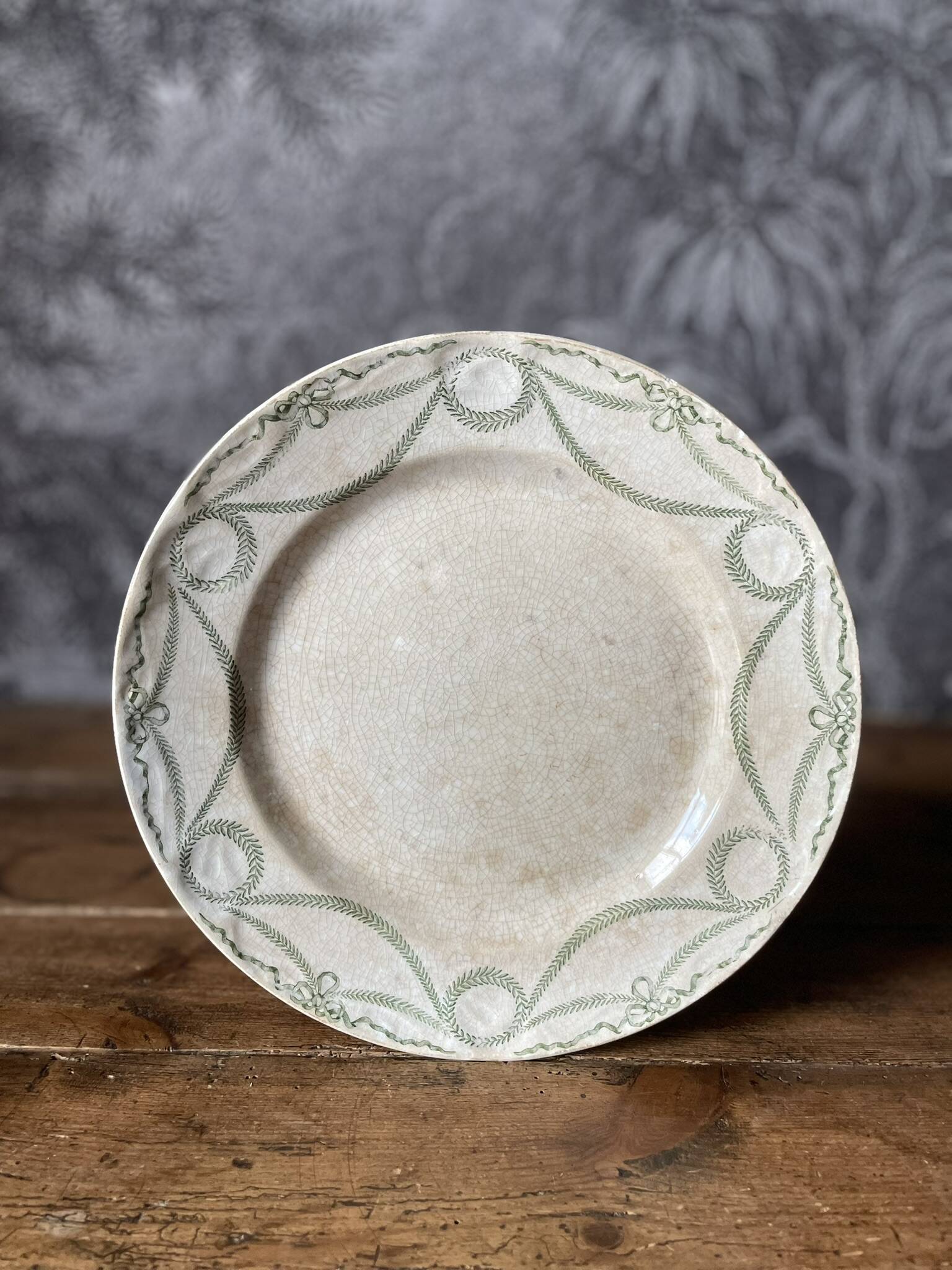 Old Creil and Montereau dish