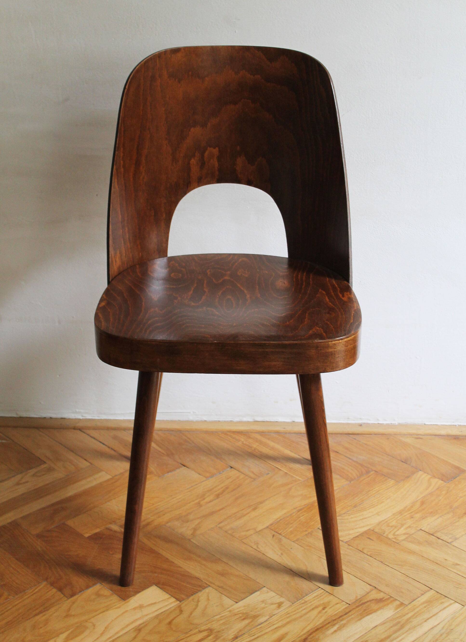 Mid Century Dining Chair No.515 by Oswald Haerdtl for TON Company