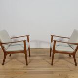 Pj112 armchairs by ole wanscher for poul jeppesens, denmark, 1960s, set of 2
