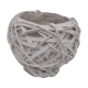 Round wicker cache pot