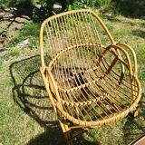 Vintage rattan lounge set