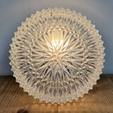 Vintage Glass Wall Or Ceiling Light, 1970s
