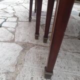 Set of three Louis XVI mahogany nesting tables