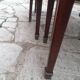 Set of three Louis XVI mahogany nesting tables