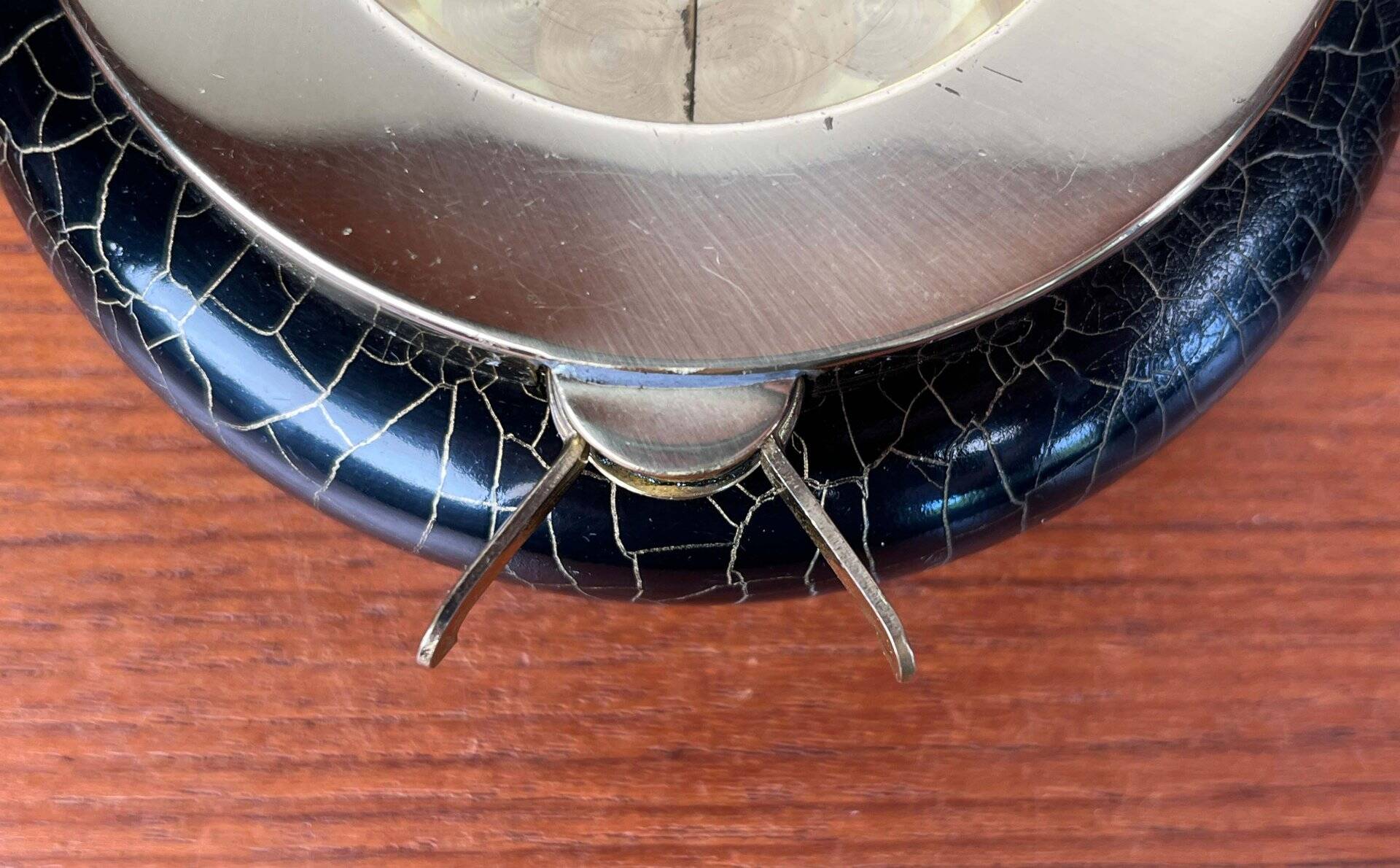 Modern vintage German metal ashtray, 1960s