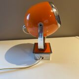 Orange eye ball wall lamp